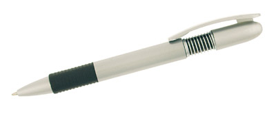 Silver Spring Tip Plastic Pen
