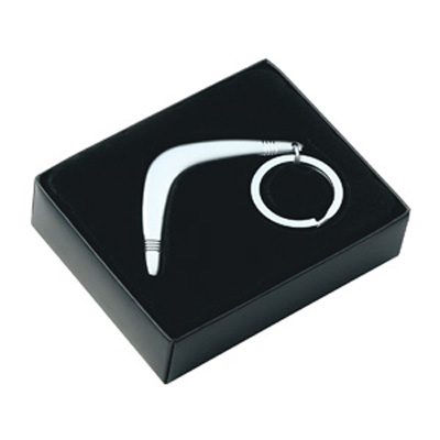 Boomerang Metal Keyring