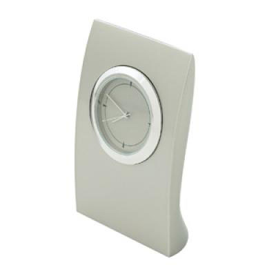 Titanium Finish Desk Clock