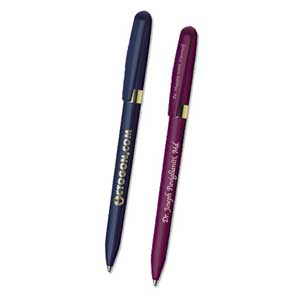 Personalized Pen - Bic Pivo Gold-Twist Action Pen