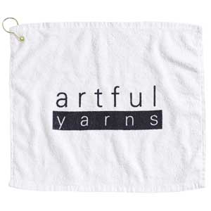 monogramed towel -Towel With Hook & Grommet