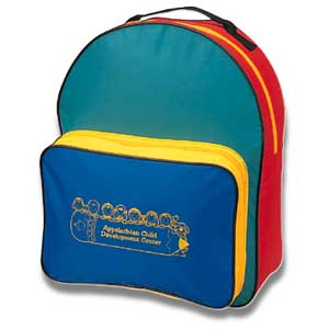 Promotional Backpacks - Multi-color Nylon Junior Backpack