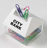 House Shape Paperclip Dispenser