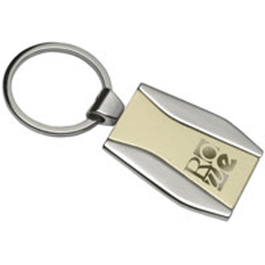 Engraved Keychain - Gold/Silver