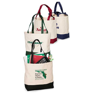 Wide Imprint Boat Bag / Tote