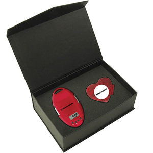 Pill Box Timer & Heart Pedometer Gift Set
