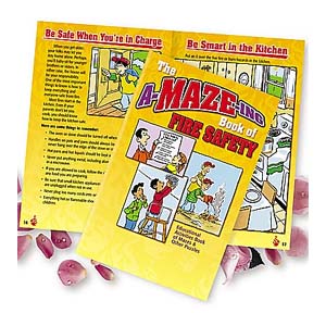The A-Maze-Ing Book Of Fire Safety Learn-And-Seek Puzzle Book