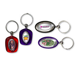 Domed Key Ring
