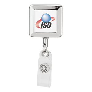 Square Metal Badge Holder