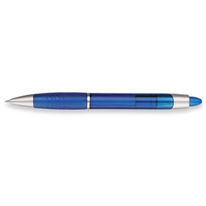 Paper Mate Element Bright Blue Translucent/Blue Ink Ball Pen