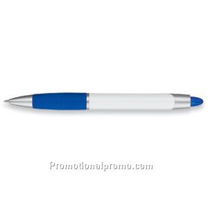 Paper Mate Element White Barrel/Bright Blue Trim Black Ink Ball Pen