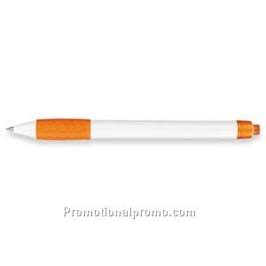 Paper Mate Groove White Barrel/Orange Trim Ball Pen