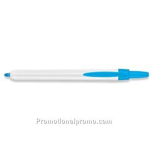 Sharpie Accent Retractable White Barrel, Blue Ink Highlighter