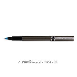 uni-ball Deluxe Platinum Grey, Blue Ink Micro Roller Ball