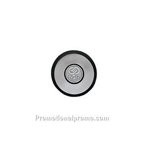 Round Rubber and Stainless Coaster