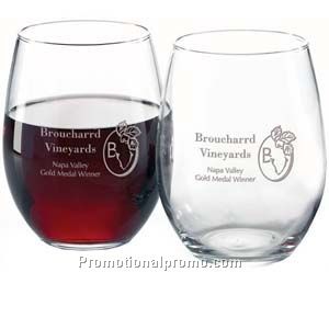 Smooth Stemless Red Wine Glass, 21 oz. Set of 4