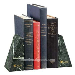 Verde Marble Bookends