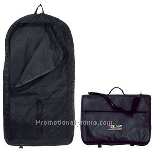 Leather Look Embroidered Garment Bag
