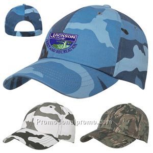 Embroidered Or Transferred Camouflage Cap