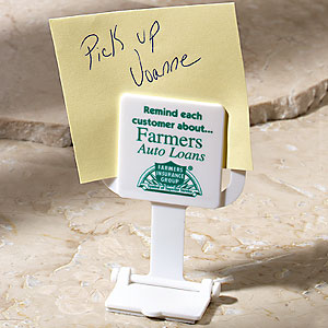 Surface mount memo holder