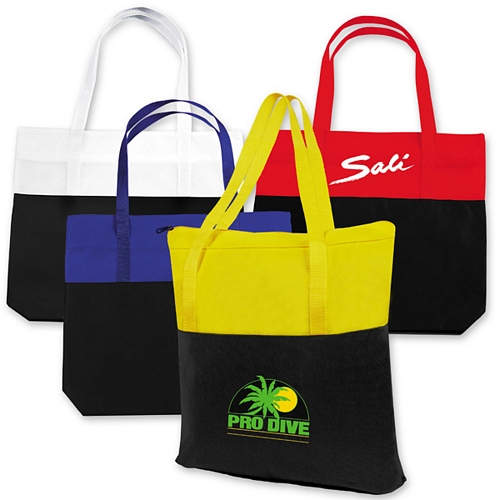 LARGE 2-TONE TOTE BAG