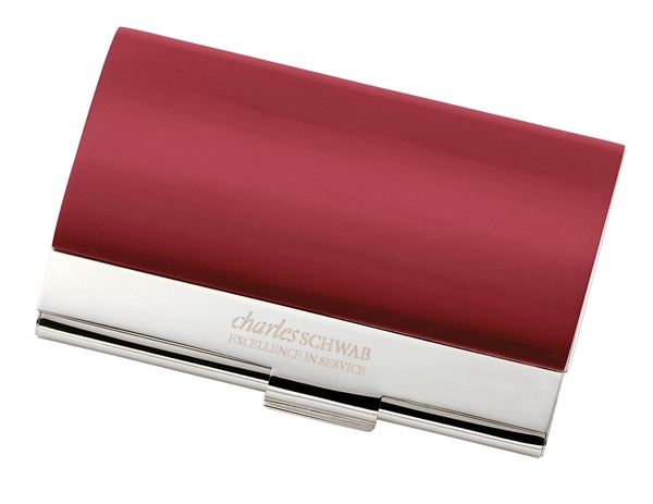 Wood/Metal Business Card Case