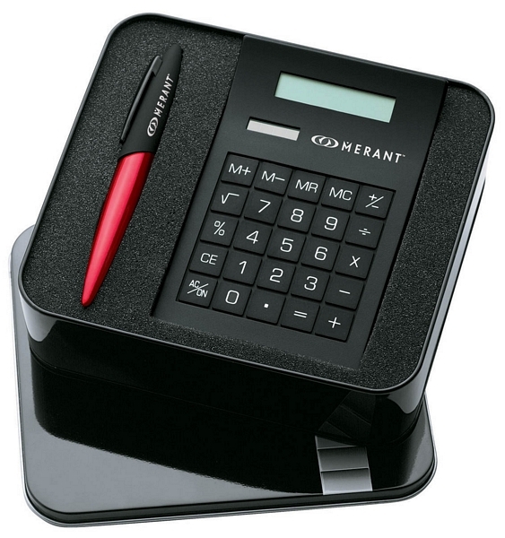 Rollerball Pen / Curve Top Calculator Giftset