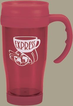 15 oz Double Wall Translucent Travel Mug