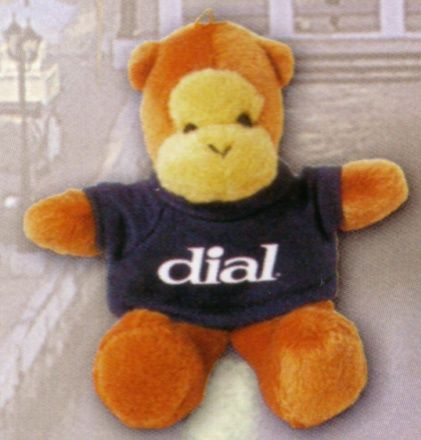 Monkey Mini Bean Bag Keychain