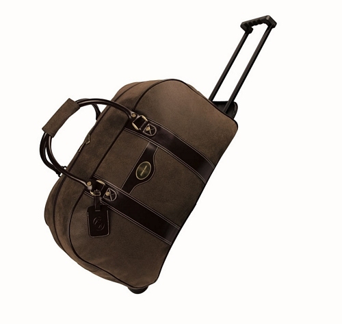 Trevi - Brown Rolling Bag and Pompe