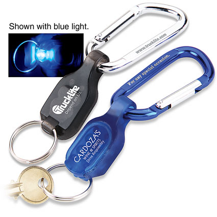 Carabiner Key Light W/Red Light