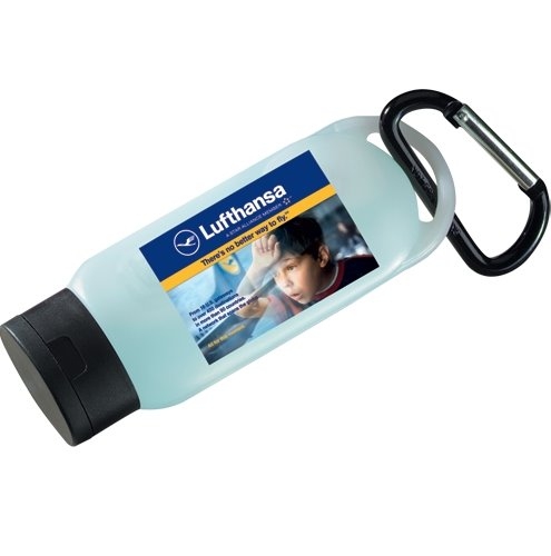 Atlantic Anti-bacterial Gel 2oz. Carabiner Bottle