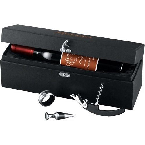 Midnight Wine Box with Accessories