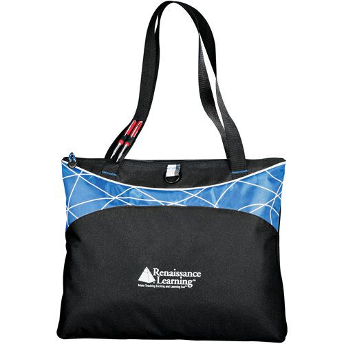 Wild Lines Zippered Carry-All Tote