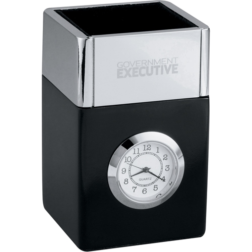 Futura Pencil Cube Clock