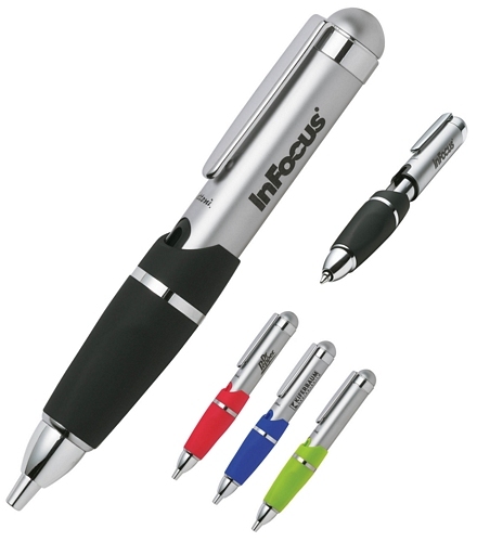 Sliding Action Pen with Gel Refill