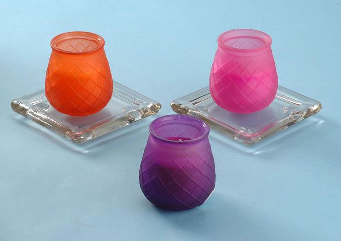 candle in glass jars 
  
   
     
    