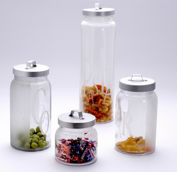 4pcs storage jar set with metal lid
  
   
     
    