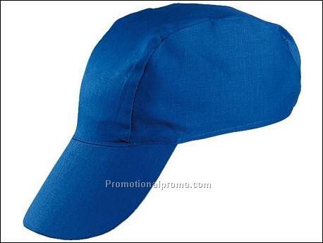 3 panel katoenen cap met gebolde...