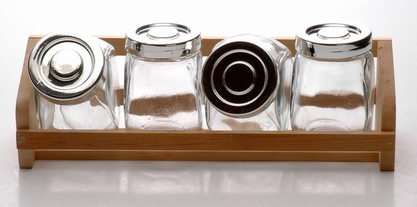 cruet set with wood stand
  
   
     
    