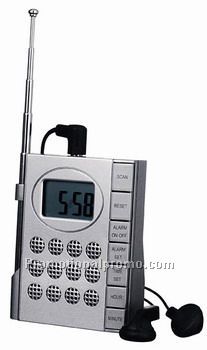AUTO SCAN RADIO ALARM CLOCK