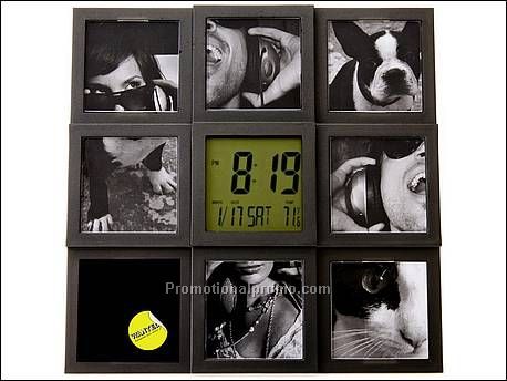 Alarm clock LCD calendar/photo...