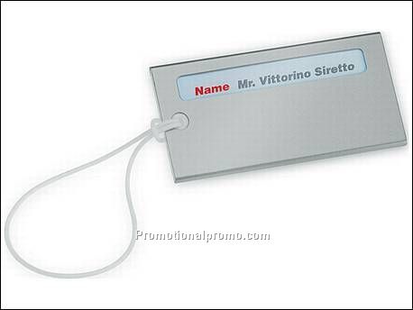 Aluminium kofferlabel