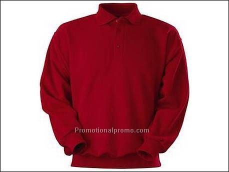 Atlanta polo sweater. Knopenlijst met...