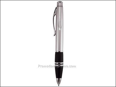 Balpen met zilveren accenten.