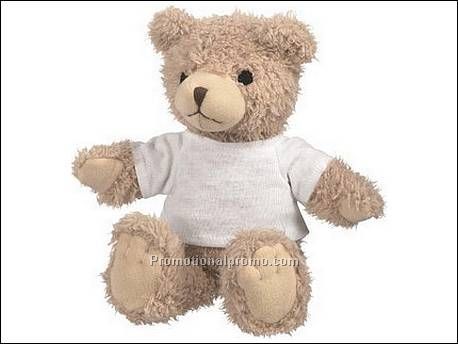 Beer. T-shirt is los verpakt. Katoen.