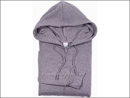 Bella Fleece Hooded Zip, Deep Heather