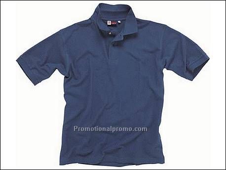 Boston polo basic. 1 x 1 rib gebreide...