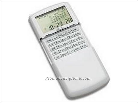 Calculator with world time clock