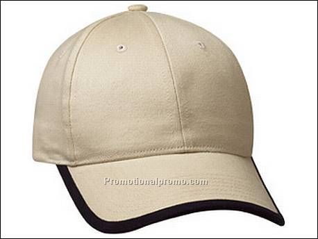 Cap met 6 segmenten, klep met bies...